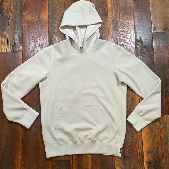 Reigning Champ Handcrafted MIDWEIGHT TERRY FADEAWAY HOODIE Beige SZ Medium - Picture 3 of 8